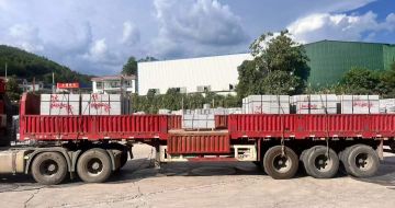 新乡 芝麻灰花岗岩地铺石出货日常