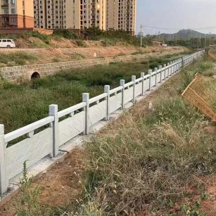 新乡 白麻河道栏杆效果展示图