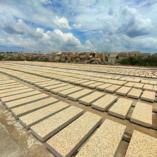 新乡 黄金麻荔枝面花岗岩石材地铺石防护中