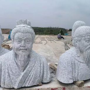 新乡 白麻花岗岩石材人物立体雕刻