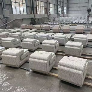 新乡 白麻花岗岩异形加工-石凳，坐凳