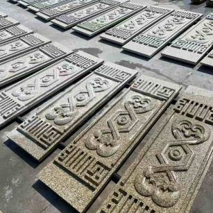 新乡 黄金麻花岗岩外墙雕刻板