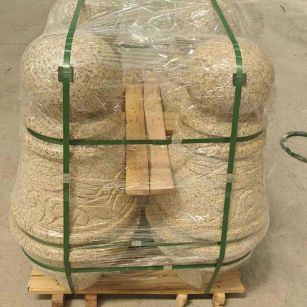 新乡 黄金麻异形定制雕花——棒棒糖挡车柱