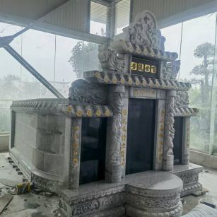 新乡 芝麻白墓碑效果展示图