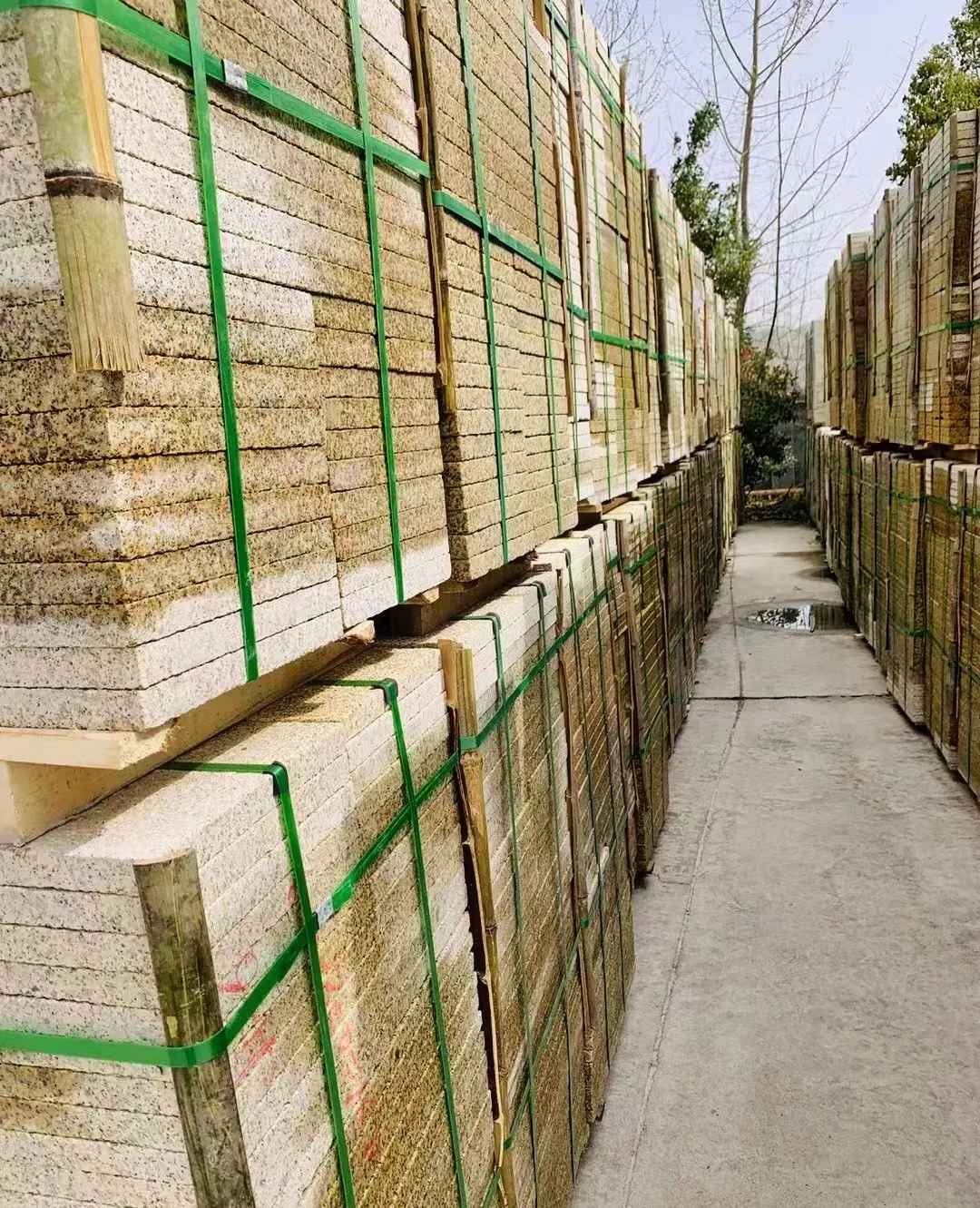 新乡 黄金麻花岗岩荔枝面地铺石