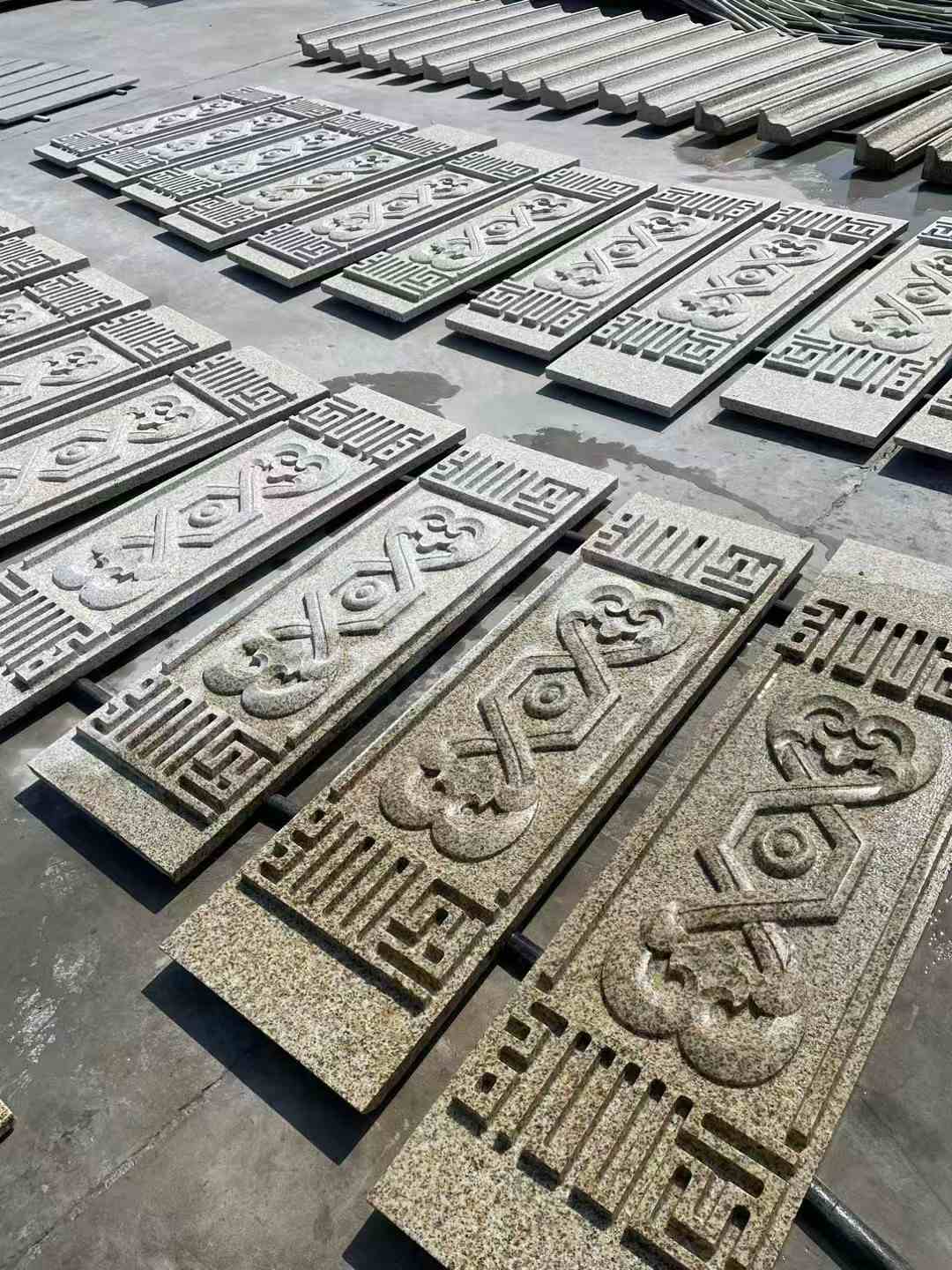 新乡 黄金麻花岗岩外墙雕刻板