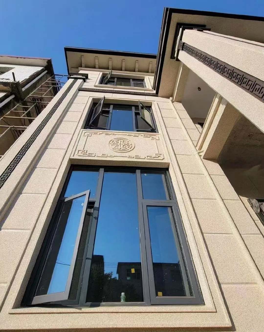 新乡 黄金麻荔枝面别墅外墙干挂效果展示